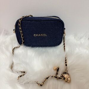 Chanel GWP Navy Blue Crossbody Bag